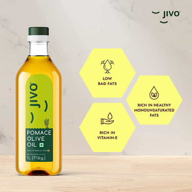 JIVO-Pomace Olive Oil-1 Ltr